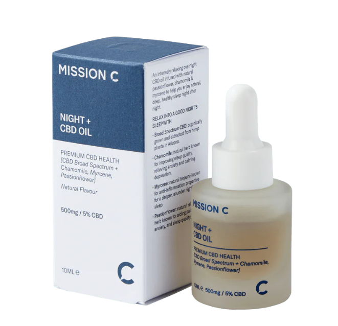 Mission C Night + 500mg CBD Oil 10ml