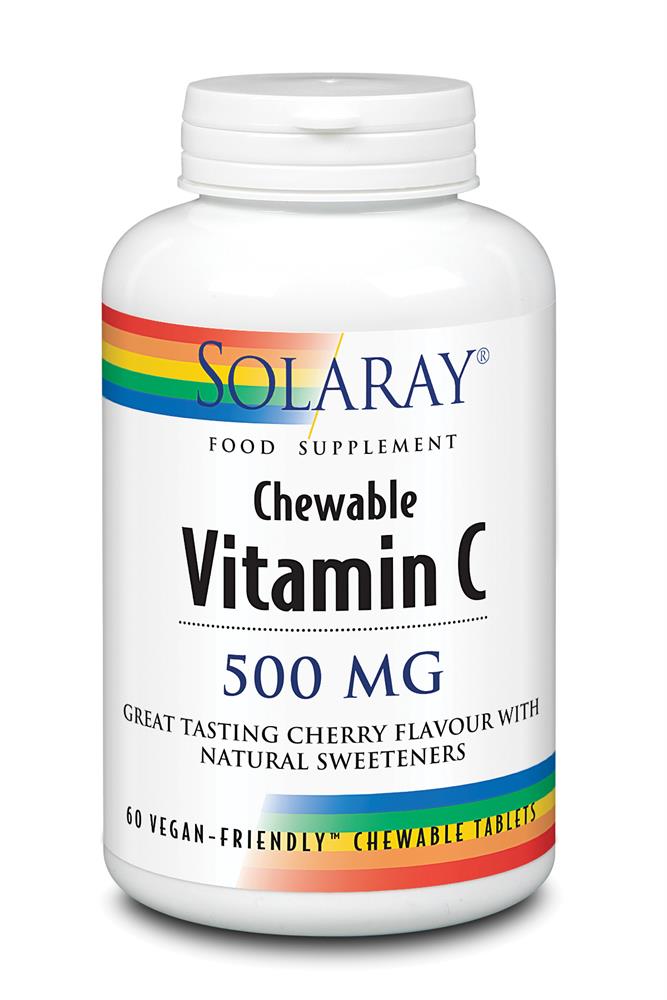 Solaray Chewable Vitamin C - 60 Tablets