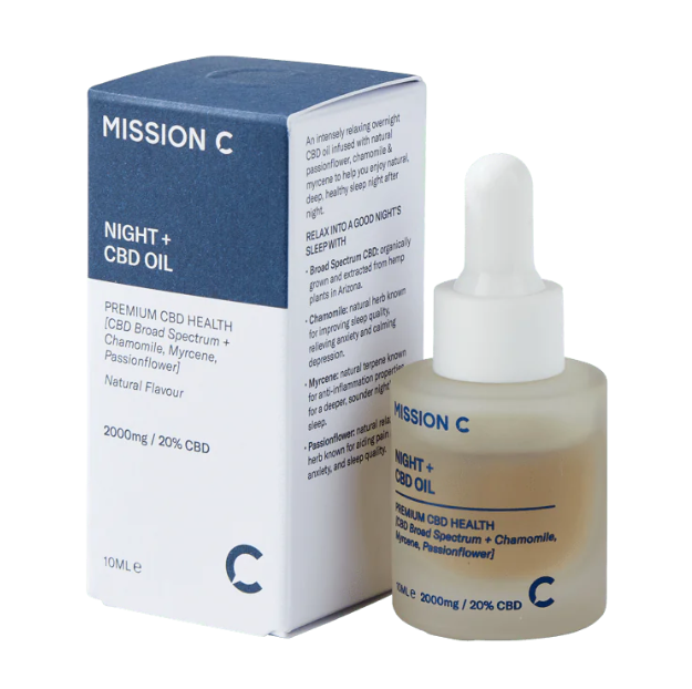 Mission C Night + 2000mg CBD Oil 10ml