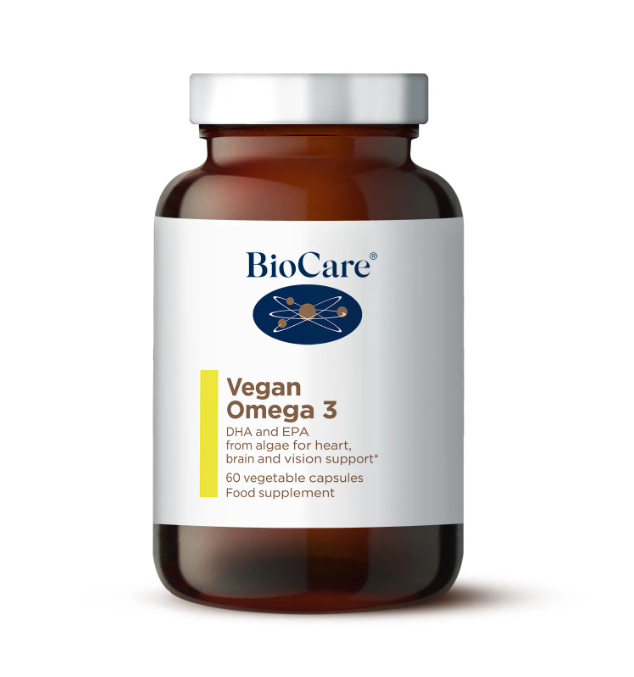 BioCare Vegan Omega 3 (Algal DHA & EPA) 60 Capsules