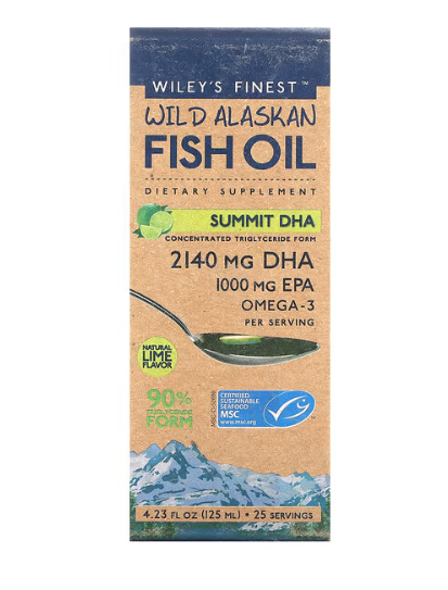 Wiley's Finest Summit DHA Wild Alaskan Fish Oil 125ml