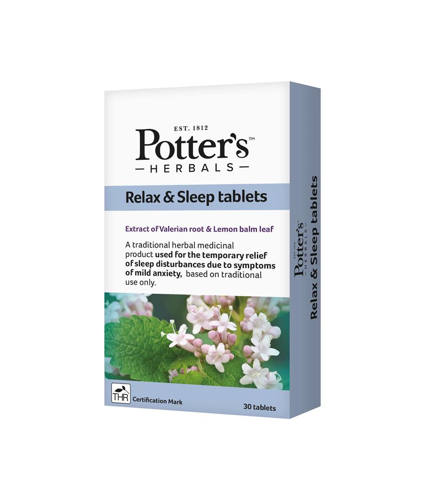 Potters Relax & Sleep - 30 Tablets