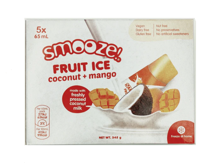 Smooze Mango & Coconut Fruit Ice