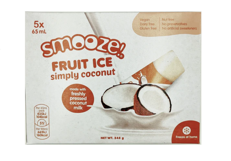 Smooze Simply Coconut Fruit Ice