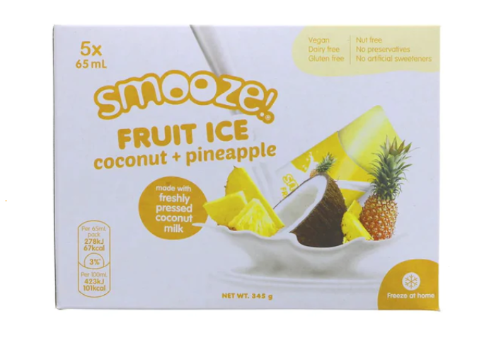 Smooze Pineapple & Coconut Fruit Ice