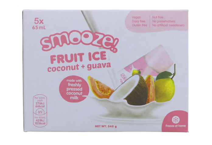 Smooze Pink Guava & Coconut Fruit Ice
