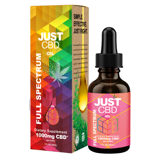 Just CBD 1000mg Full Spectrum CBD Oil - 30ml