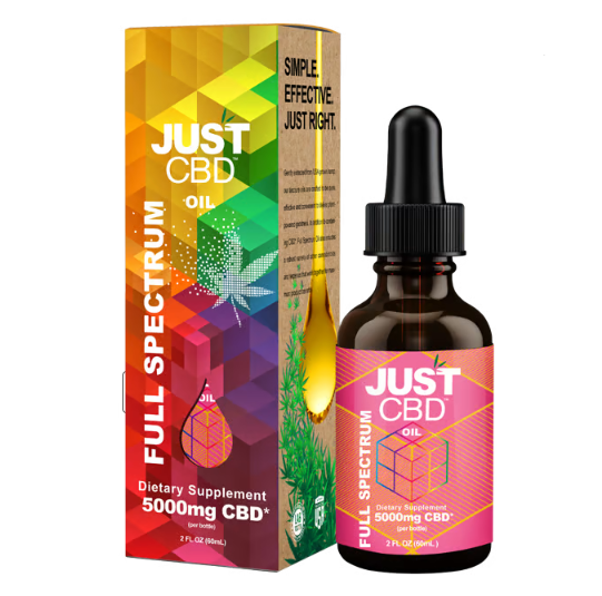 Just CBD 5000mg Full Spectrum CBD Oil - 30ml