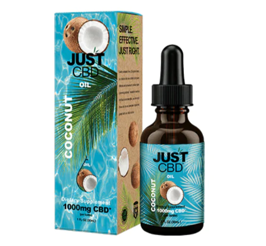 Just CBD 1000mg Coconut CBD Tincture Oil - 30ml