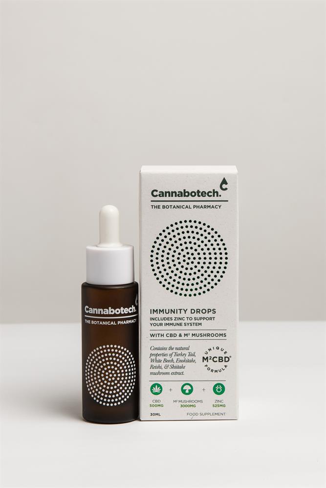 Cannabotech Immunity Mushroom & CBD Drops 30ml