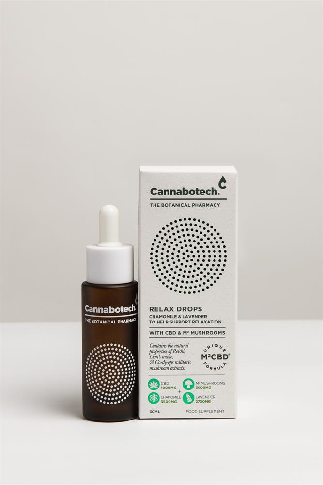 Cannabotech Relax Mushroom & CBD Drops 30ml