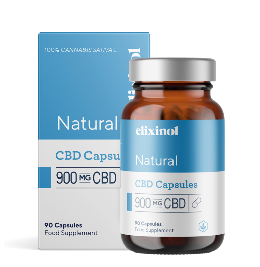 Elixinol Natural 900mg CBD - 90 Capsules