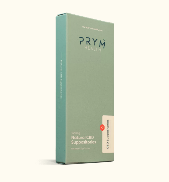 Prym Health CBD 525mg Natural Suppositories - 7 Pieces