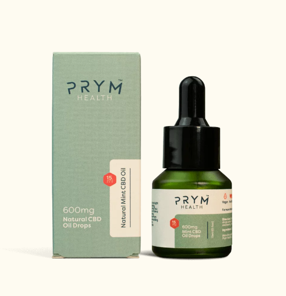 Prym Health 600mg Mint CBD Oil Drops 15ml