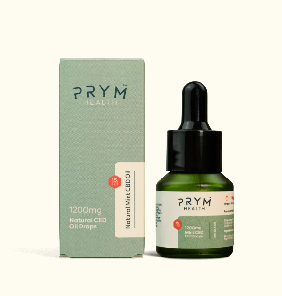 Prym Health 1200mg Mint CBD Oil Drops 15ml