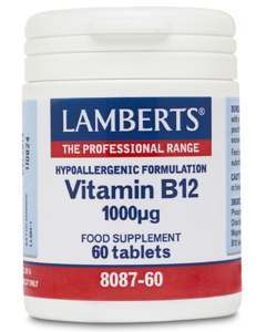 Lamberts Vitamin B-12 1000mcg 60 Tablets