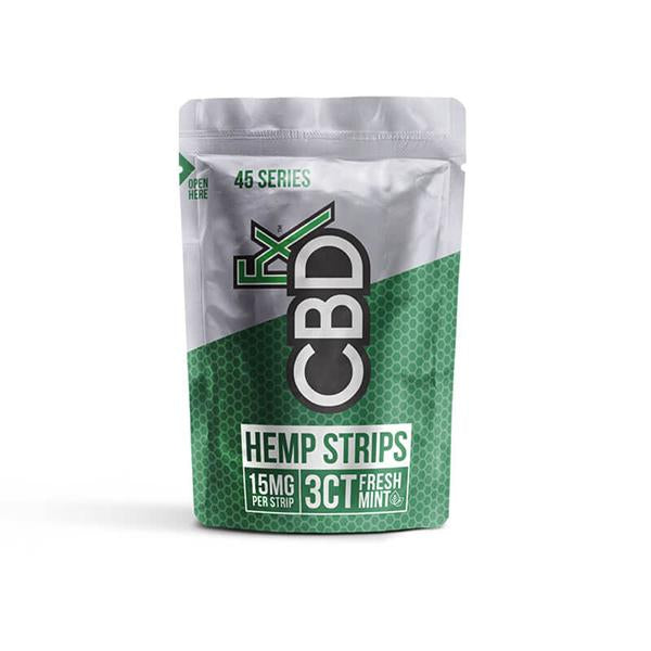 CBD +FX Hemp Strips Fresh Mint