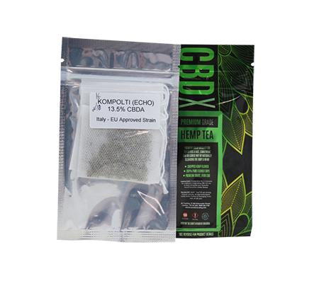 CBD X Premium Grade Hemp Tea 2pcs/pack
