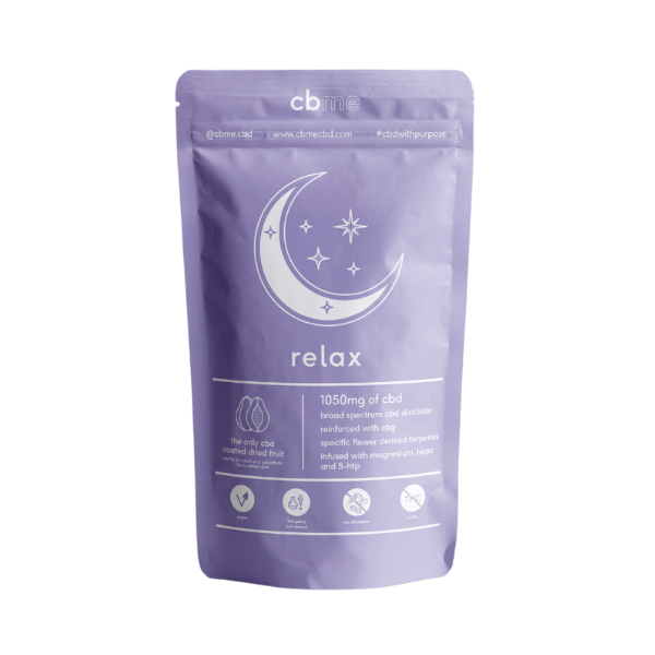 Cbme CBD Coated Dried Fruit Relax (Try me)