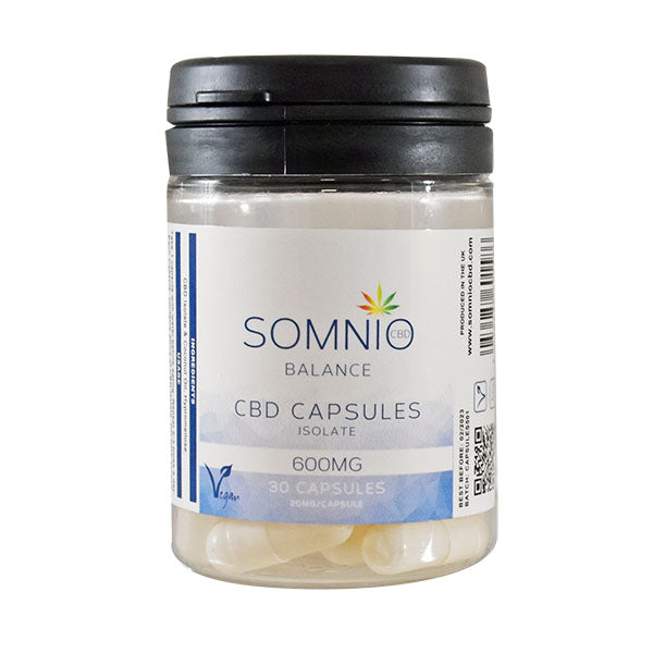 Somnio Balance CBD Capsules Isolate 600mg 30 capsules