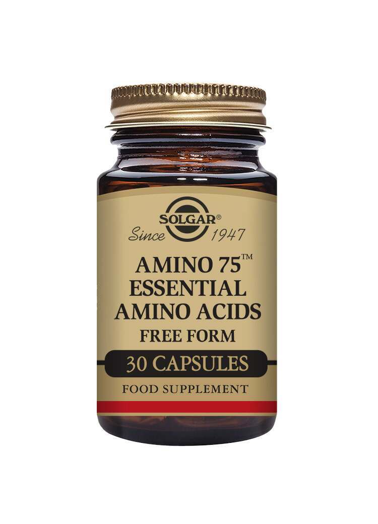 Solgar Amino 75 Essential Amino Acids Vegetable 30 Capsules