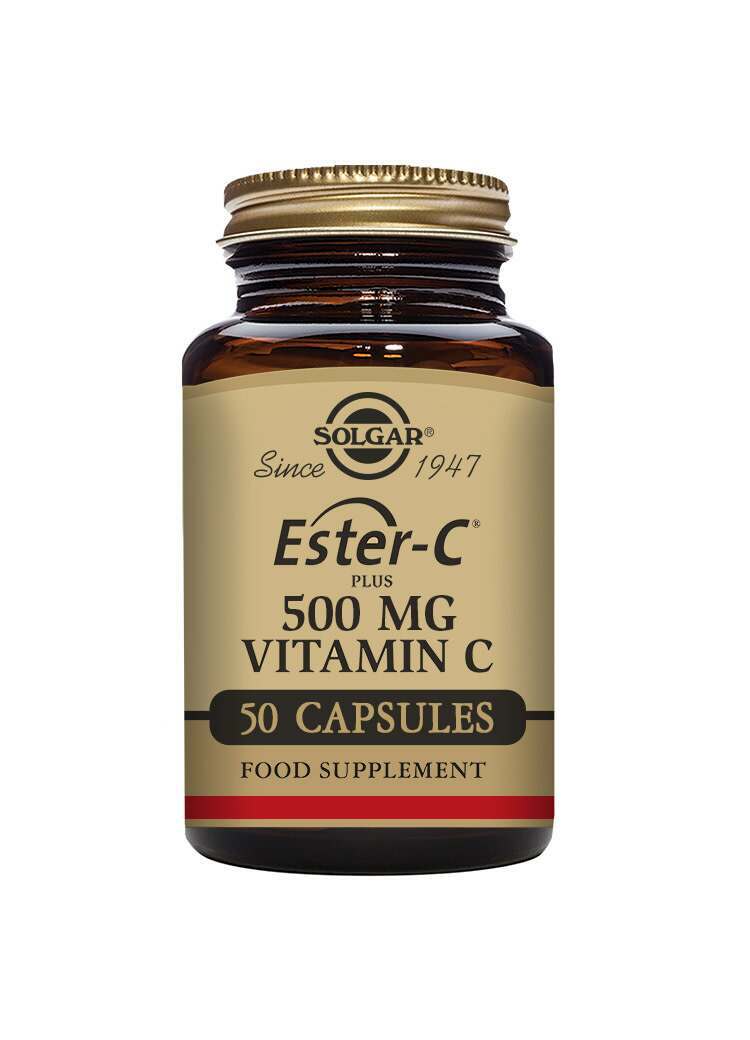 Solgar Ester-C Plus 500 mg Vitamin C Vegetable 50 Capsules