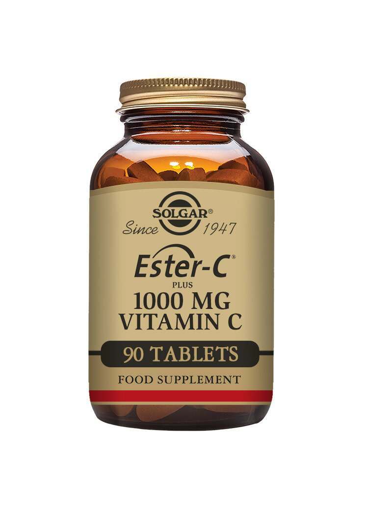 Solgar Ester-C Plus 1000 mg Vitamin C Tablets - Pack of 90