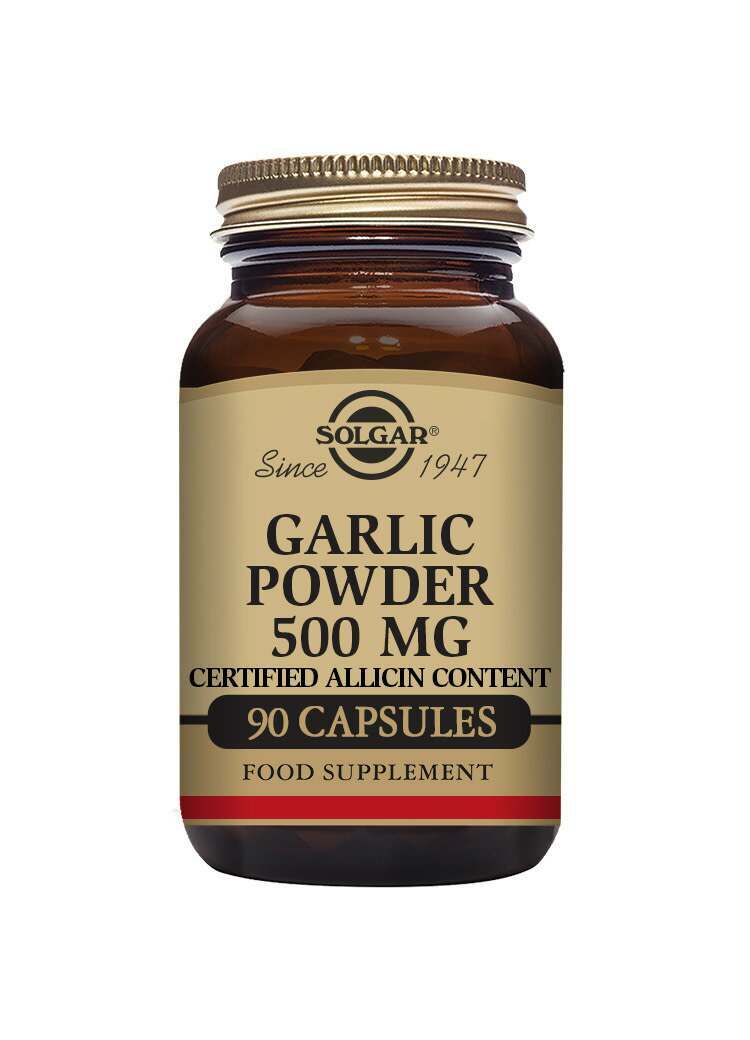 Solgar Garlic Powder 500 mg Vegetable 90 Capsules