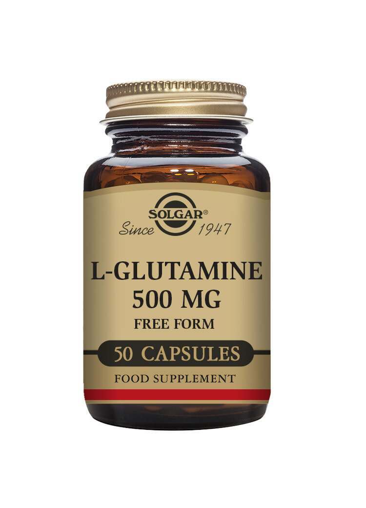 Solgar L-Glutamine 500 mg Vegetable 50 Capsules