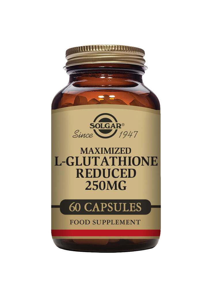 Solgar Maximised L-Glutathione Reduced 250 mg Vegetable 60 Capsules