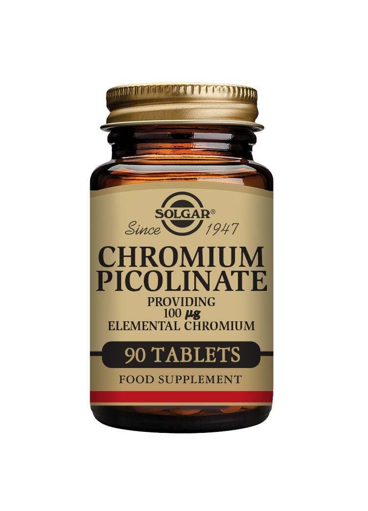 Solgar Chromium Picolinate 100 Âµg 90 Tablets