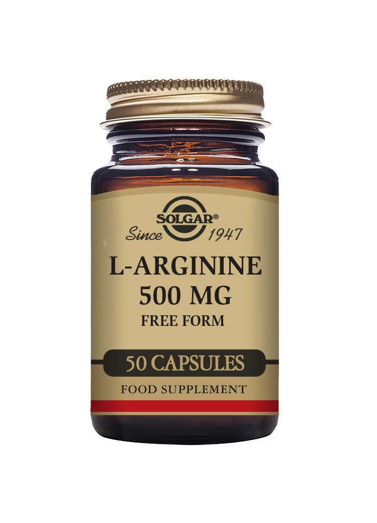 Solgar L-Arginine 500 mg Vegetable - 50 Capsules