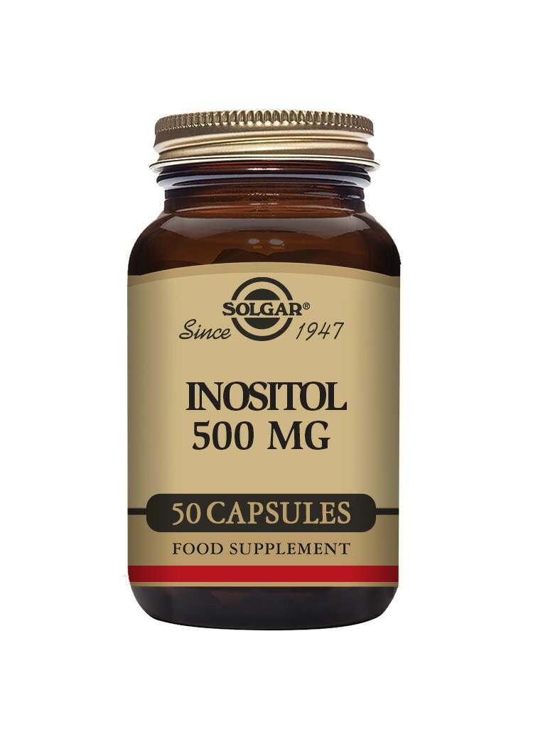 Solgar Inositol 500 mg Vegetable 50 Capsules