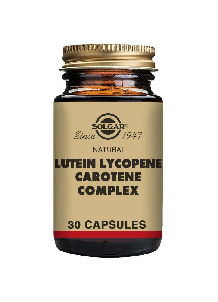Solgar Lutein Lycopene Carotene Complex Vegetable 30 Capsules