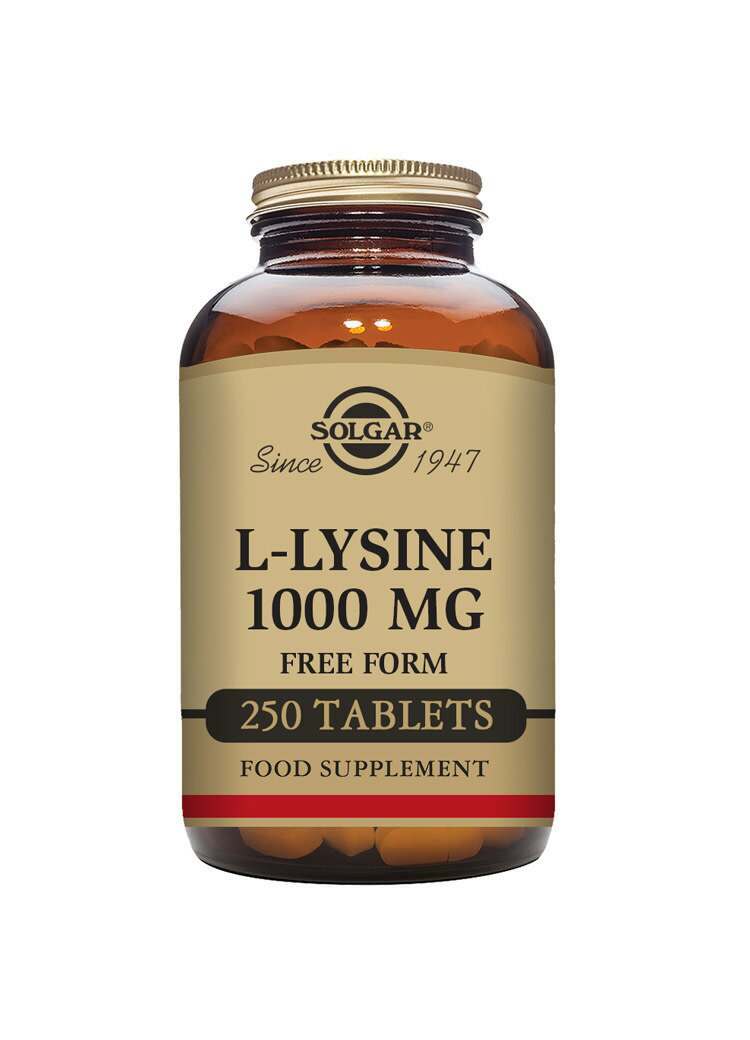 Solgar L-Lysine 1000 mg Tablets - Pack of 250