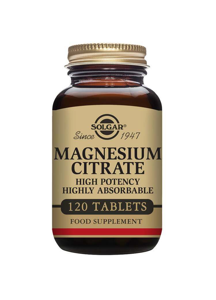 Solgar Magnesium Citrate Tablets - Pack of 120