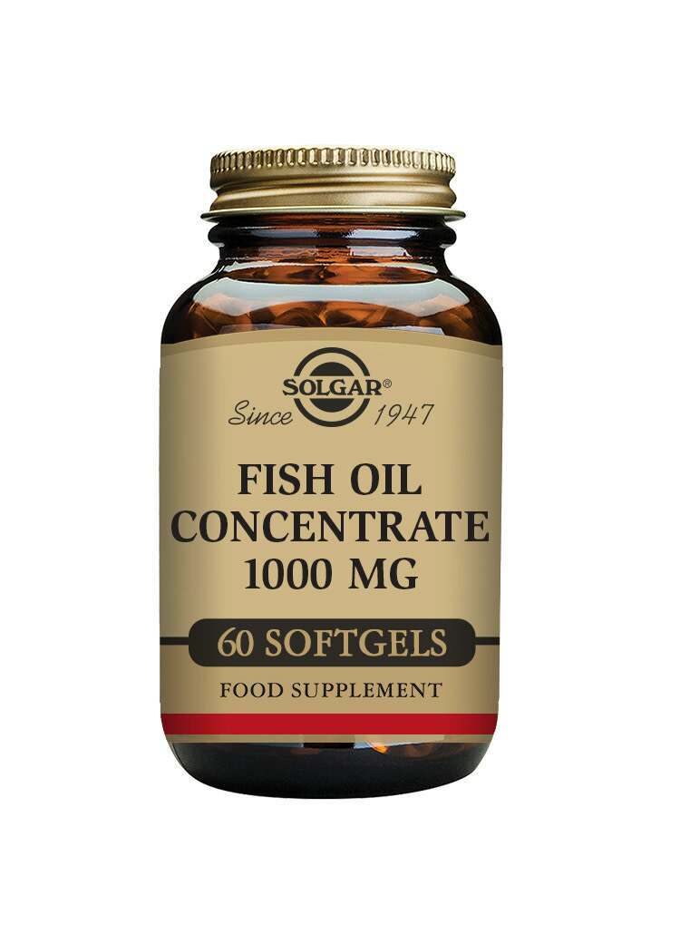 Solgar Fish Oil Concentrate 1000 mg 60 Softgels