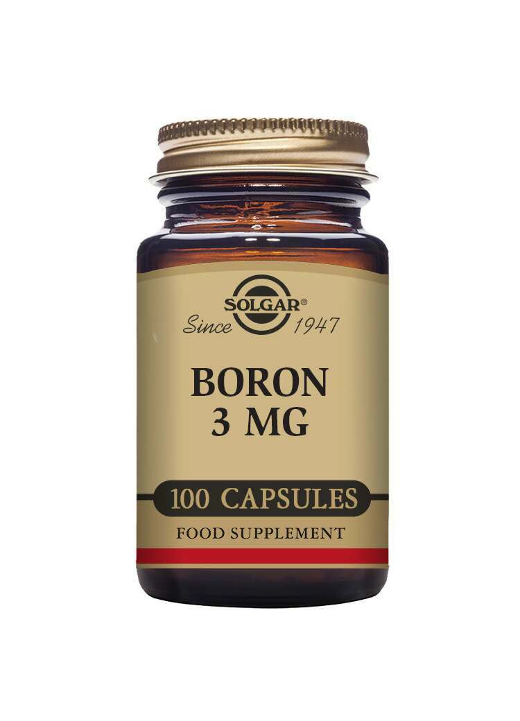 Solgar Boron 3 mg Vegetable Capsules - Pack of 100