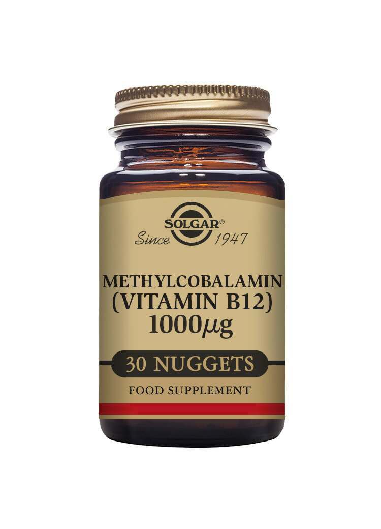 Solgar Methylcobalamin (Vitamin B12) 1000 Âµg Nuggets - Pack of 30