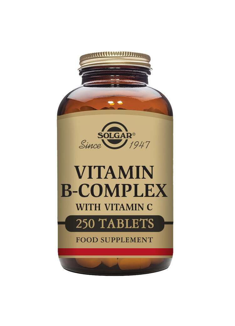Solgar Vitamin B-Complex with Vitamin C 250 Tablets