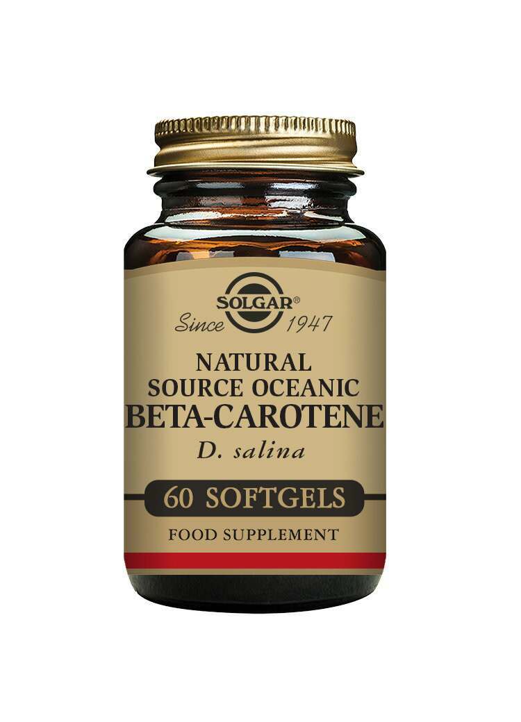 Solgar Natural Source Oceanic Beta Carotene Softgels - Pack of 60