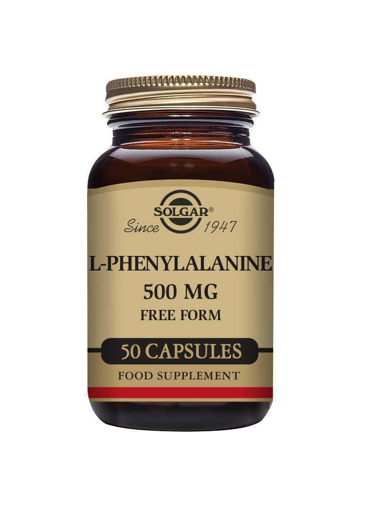 Solgar L-Phenylalanine 500 mg Vegetable 50 Capsules