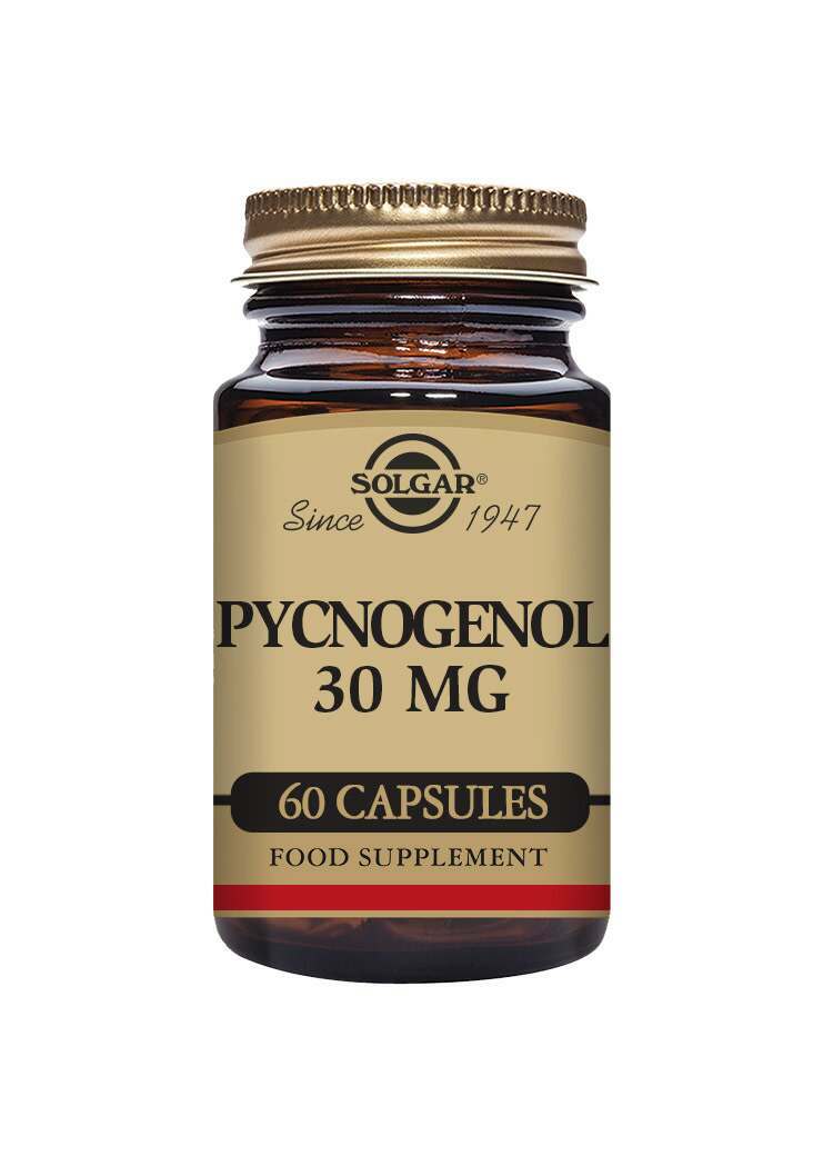 Solgar Pycnogenol 30 mg Vegetable Capsules - Pack of 60