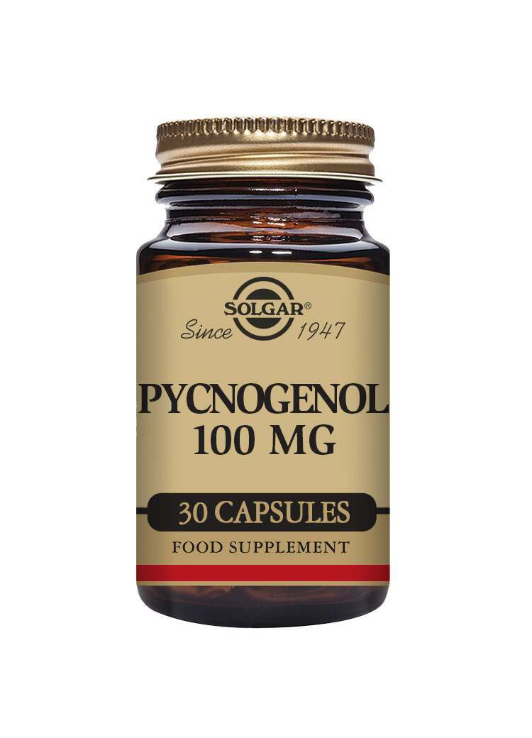 Solgar Pycnogenol 100 mg Vegetable Capsules - Pack of 30