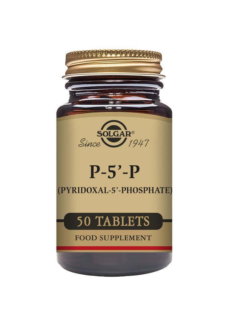 Solgar P-5'-P (Pyridoxal-5'-Phosphate) Tablets - Pack of 50