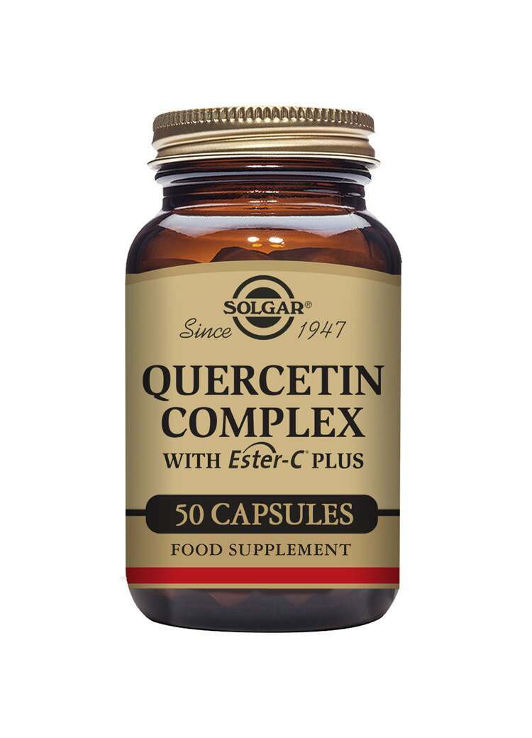 Solgar Quercetin Complex with Ester-C Plus Vegetable 50 Capsules