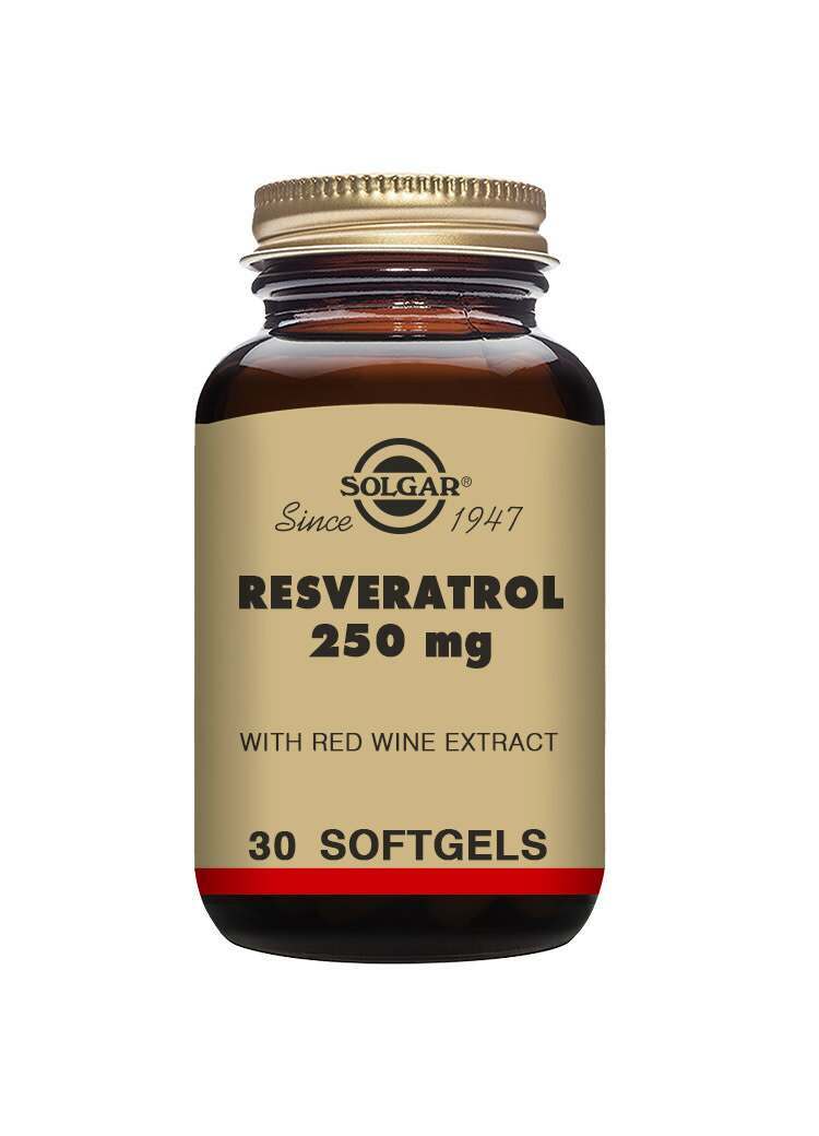 Solgar Resveratrol 250 mg 30 Softgels