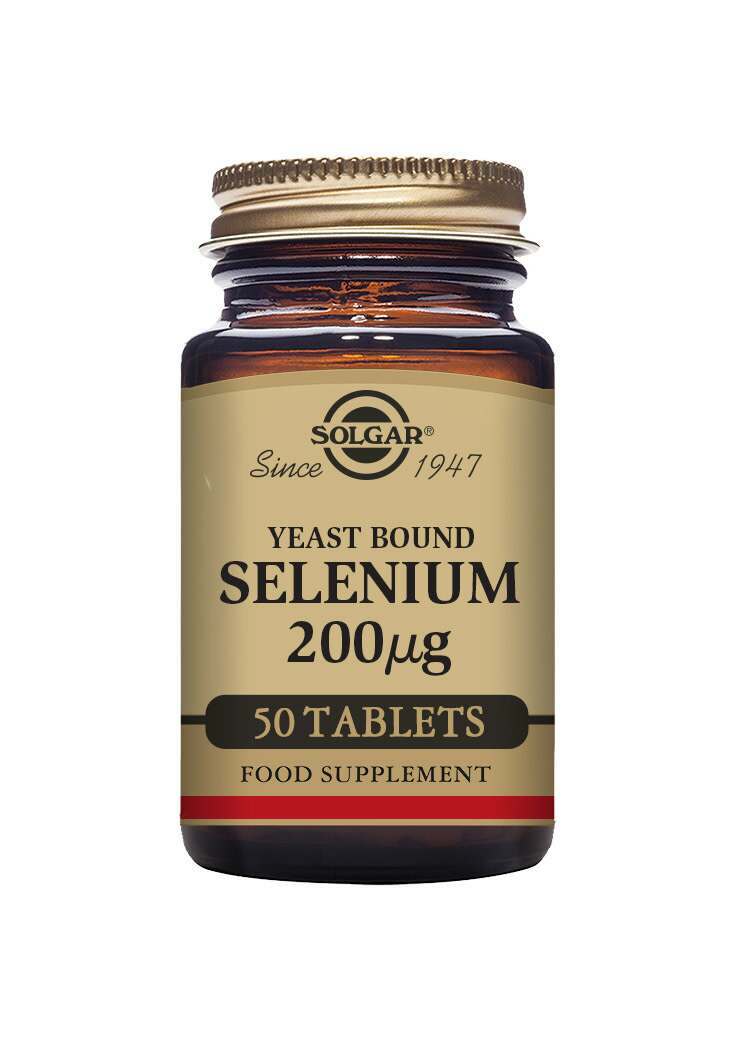 Solgar Yeast Bound Selenium 200 Âµg 50 Tablets