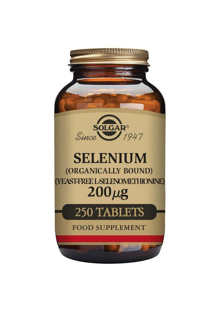 Solgar Selenium (Yeast-Free) 200 Âµg Tablets - Pack of 250