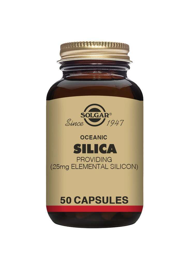 Solgar Oceanic Silica 25 mg Vegetable Capsules - Pack of 50